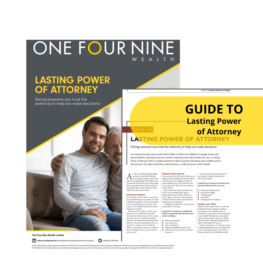 One-Four-Nine-Wealth-Lasting Power of Attorney Guide