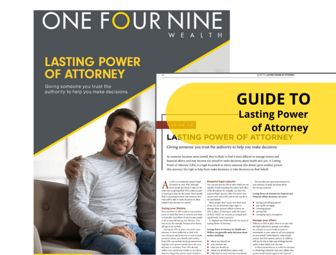 One-Four-Nine-Wealth-Lasting Power of Attorney Guide